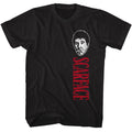 Black Scarface t-shirt featuring a Scarface Scarface Tall Left design