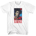 White Scarface t-shirt featuring a Scarface Scarface Small design