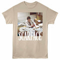 Sand Scarface t-shirt featuring a Money Boxes of Cash design