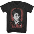 Smoke Gray Scarface t-shirt featuring a Scarface Scarface Face design