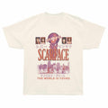 Ivory Scarface t-shirt featuring a Scarface Scarface the World Is Yours Globe design