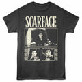 Smoke gray Scarface t-shirt featuring a 3 Photo Rose design