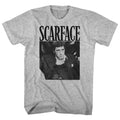 Gray Heather Scarface t-shirt featuring a Scarface Gangsta design