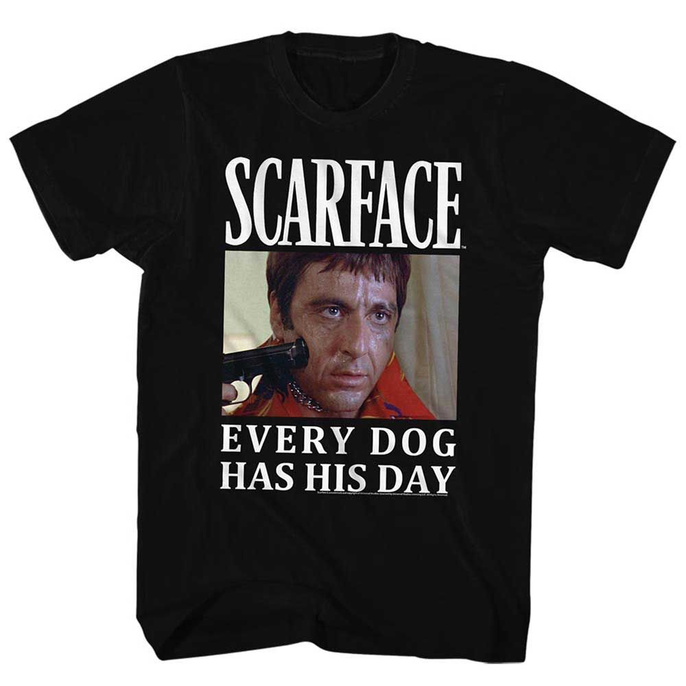 Black Scarface t-shirt featuring a Scarface Doge design