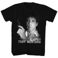 Black Scarface t-shirt featuring a Scarface Tonys Got a Gun design