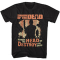 Black Shaun of the Dead t-shirt featuring a Remove the Dead design
