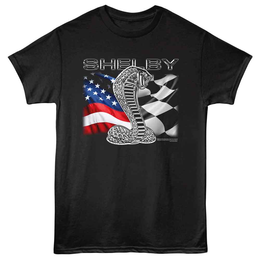 Chrome Snake Carroll Shelby t-shirt in black