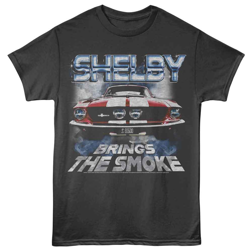 Brings the Smoke Carroll Shelby t-shirt in smoke gray