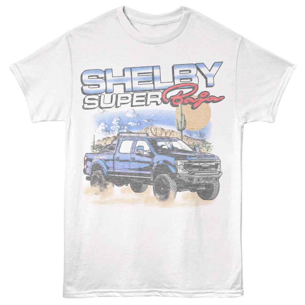 Super Baja Desert Carroll Shelby t-shirt in white