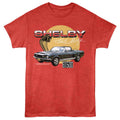 Vintage Car and Snake Carroll Shelby t-shirt in red heather