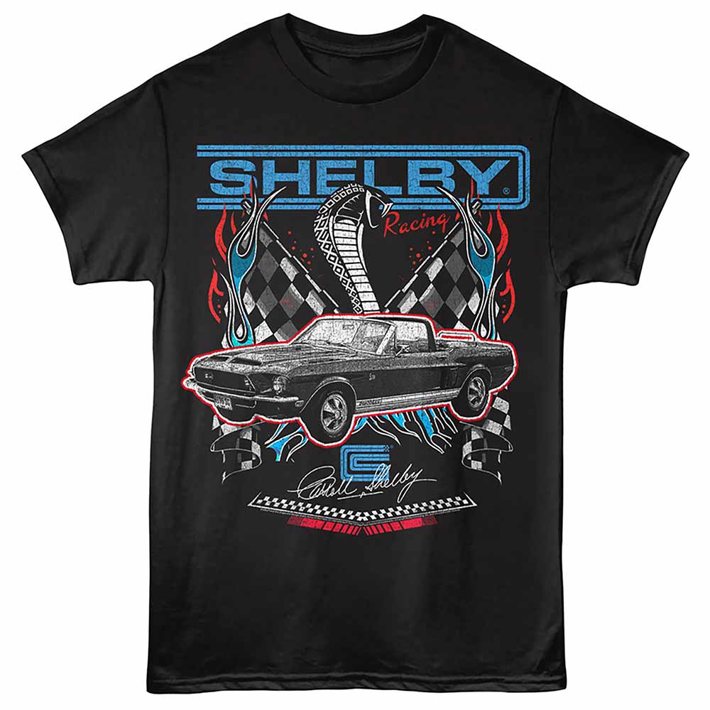 Shelby Racing Carroll Shelby t-shirt in black