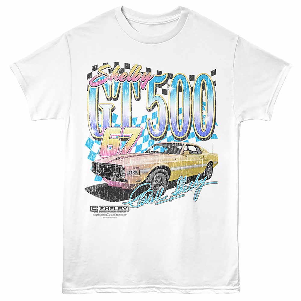 GT500 Gradient Carroll Shelby t-shirt in white