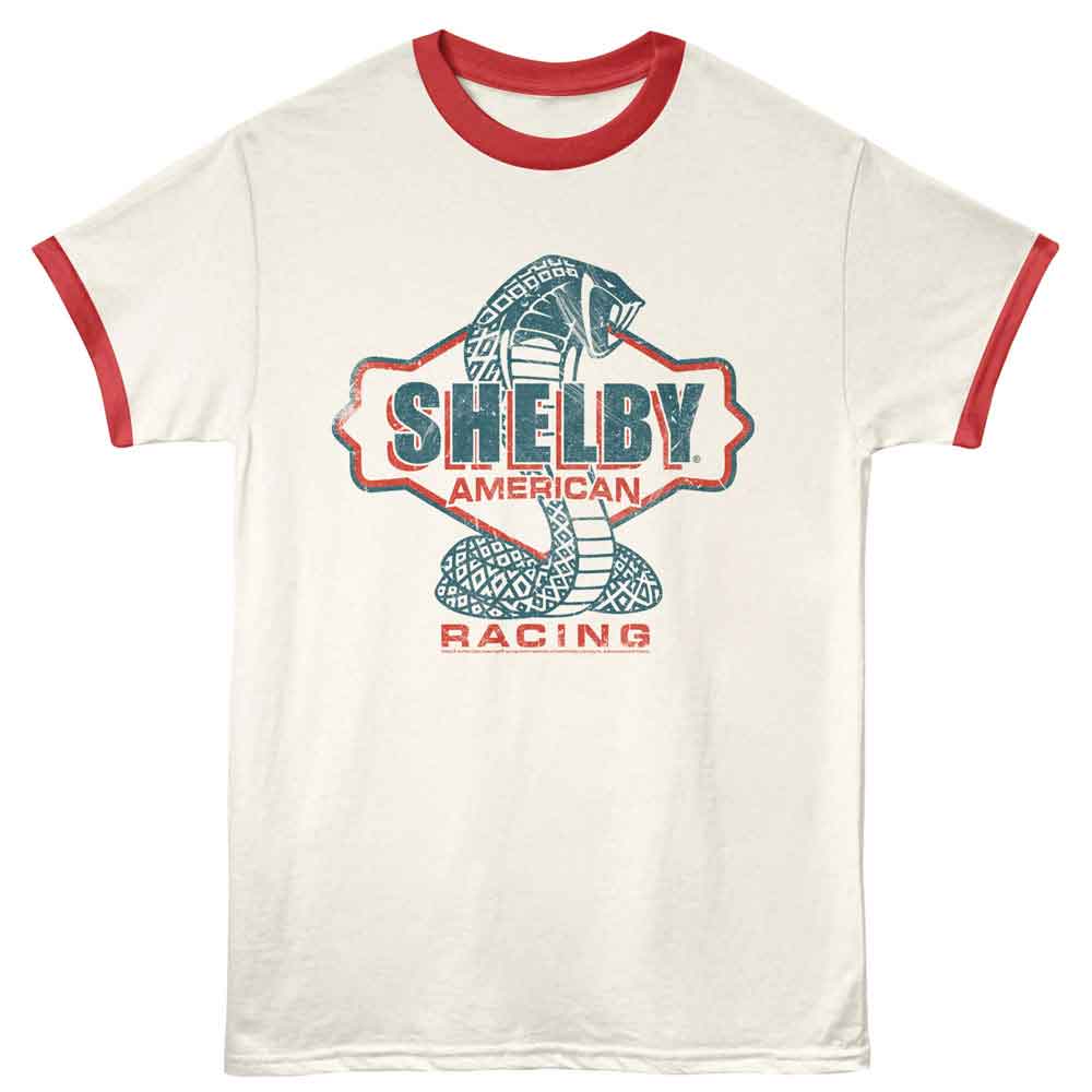 Carroll Shelby Ringer T-Shirt - Old Sign Style