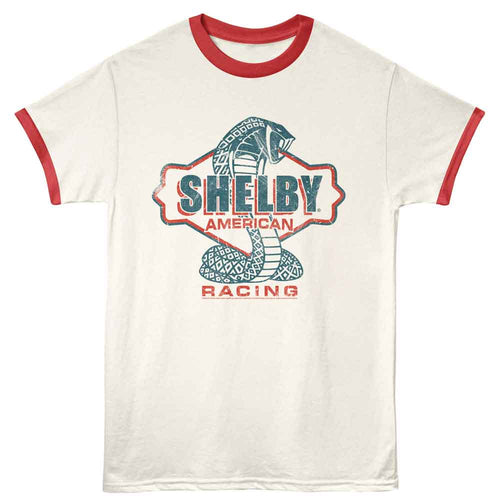 Carroll Shelby Ringer T-Shirt - Old Sign Style