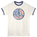 Carroll Shelby Ringer T-Shirt - Flag Logo