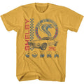 Vintage Collage Carroll Shelby t-shirt in ginger