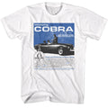 60s Cobra Ad Carroll Shelby t-shirt in white