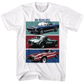 Shelby Car Lineup Carroll Shelby t-shirt in white