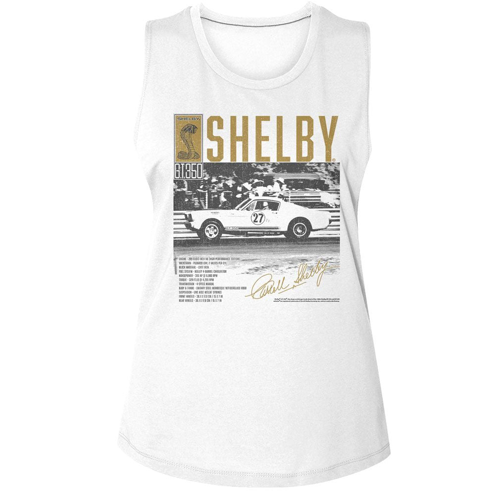 Carroll Shelby Ladies Muscle Tank - GT Two-Color