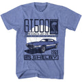 428 Cobra Jet Carroll Shelby t-shirt in light blue heather
