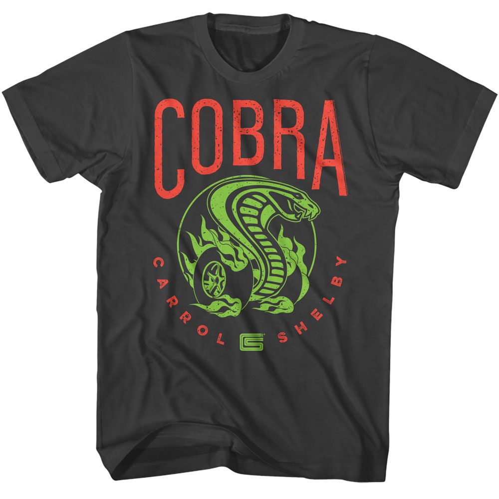 Cobra Bright Colors Carroll Shelby t-shirt in smoke gray