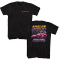 International Champions Two-Sided Carroll Shelby t-shirt in black, front and back