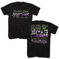 GT 350 Racing Two-Sided Carroll Shelby t-shirt in black, front and back