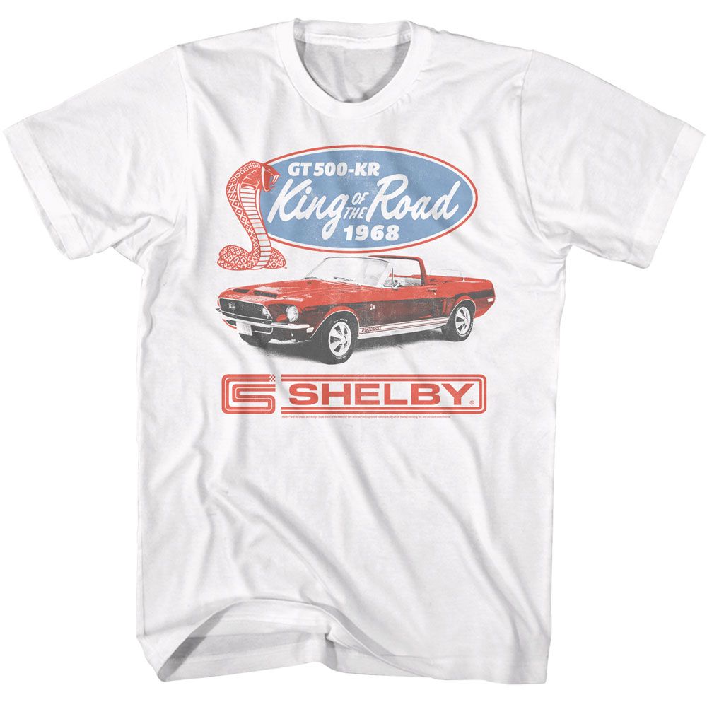 GT500 KR King Carroll Shelby t-shirt in white
