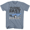 Think Fast Carroll Shelby t-shirt in indigo heather