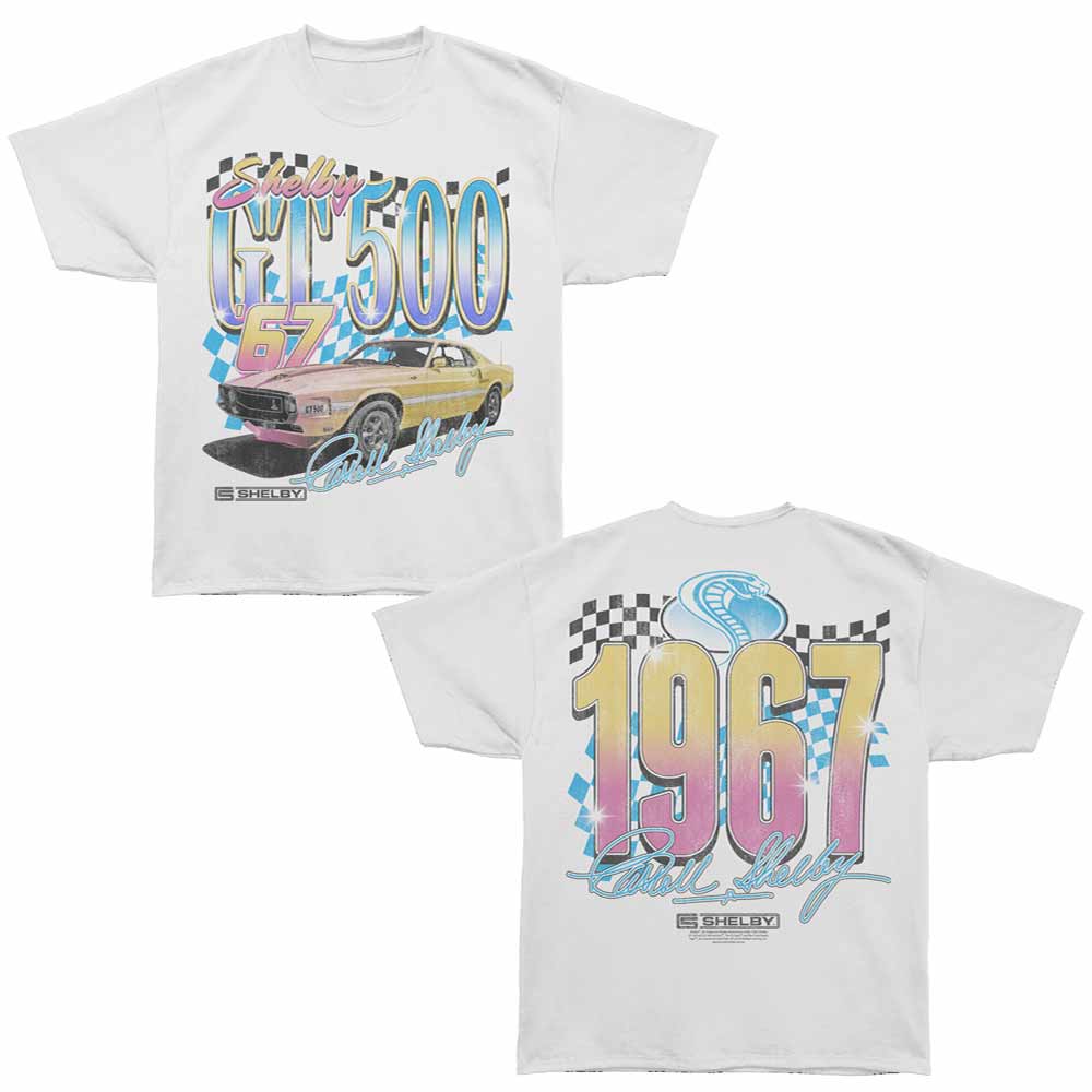 Carroll Shelby Oversized T-Shirt - 67 GT500 Gradient