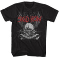 Black Skid Row t-shirt featuring a Skull and Wings design