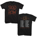 Black Skid Row t-shirt featuring a Slave to the Grind 91 design