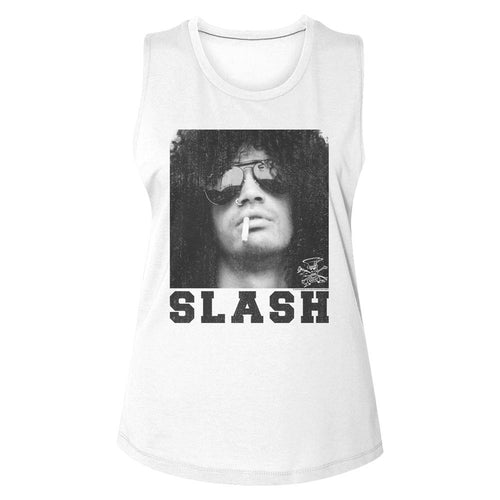 Slash Ladies Muscle Tank - Smoking Slash