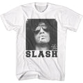 White Slash t-shirt featuring a Smoking Slash design