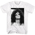 White Slash t-shirt featuring a Slash with Cigarette design
