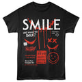 Black Smile t-shirt featuring a Smile Psychiatric Care design