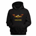 Black Silence of the Lambs pullover hoodie featuring a Death's Head Moth design
