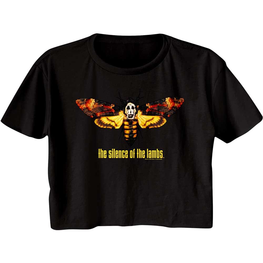 Silence of the Lambs Ladies Crop Top - Moth