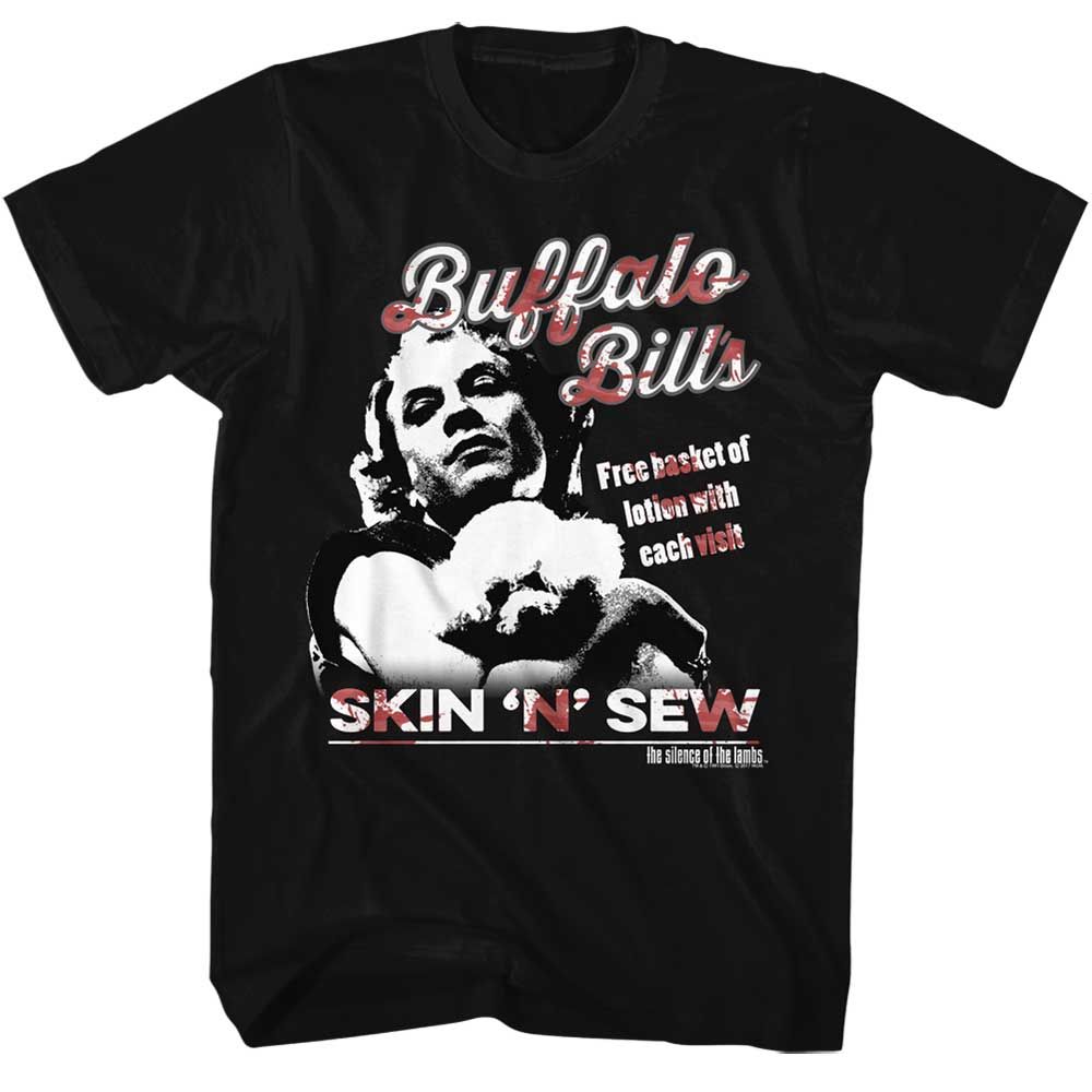 Black Silence of the Lambs t-shirt featuring a Silence of the Lambs Skinsew design