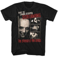 Black Silence of the Lambs t-shirt featuring a Silence of the Lambs Screaming design