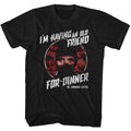 Black Silence of the Lambs t-shirt featuring a Friend for Dinner design