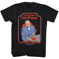 Black Silence of the Lambs t-shirt featuring a Silence of the Lambs Friend for Dinner design
