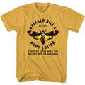Ginger Silence of the Lambs t-shirt featuring a Silence of the Lambs Bills Body Lotion design