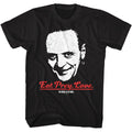 Black Silence of the Lambs t-shirt featuring an Eat the Rude design