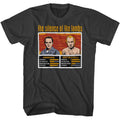 Smoke Gray Silence of the Lambs t-shirt featuring a Silence of the Lambs Silence Hannibal vs Bill design