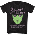 Black Silence of the Lambs t-shirt featuring a Silence of the Lambs Sol All Good Things design