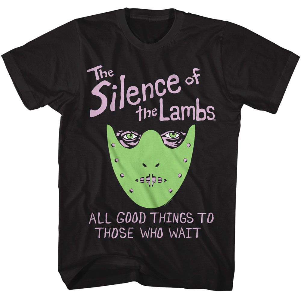 Black Silence of the Lambs t-shirt featuring a Silence of the Lambs Sol All Good Things design
