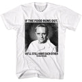 White Silence of the Lambs t-shirt featuring a Silence of the Lambs Sol Each Other design