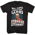 Black Silence of the Lambs t-shirt featuring a Silence of the Lambs Sol Wavy Lambs Text design