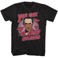 Black Silence of the Lambs t-shirt featuring a Silence of the Lambs Silence Very Appetizing design